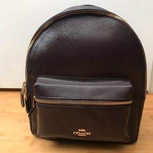 NWT Coach Backpack, Deep Red / Wine